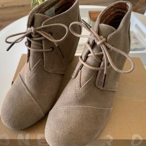 TOMS Desert Wedge Shoes